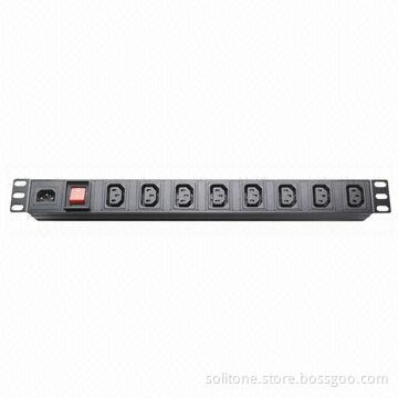 IEC Plug Socket 9-Way 10A PDU